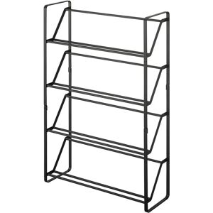 YAMAZAKI Shoe Rack 4 Tiers Slim Black - Shoe Storage YAMAZAKI Shoe Rack 4 Tiers Slim Black - Shoe Storage