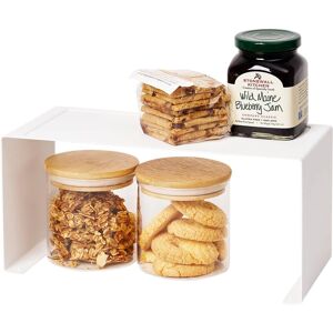 Yamazaki White Stackable Kitchen Shelf - Shelf Yamazaki White Stackable Kitchen Shelf - Shelf