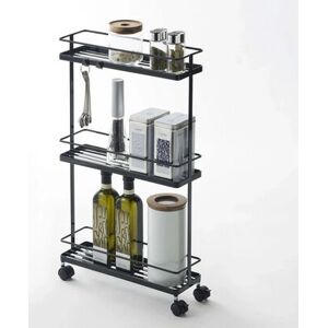 Yamazaki Modell 7152 Stahl Aufbewahrungstrolley - Platzsparend Yamazaki Modell 7152 Stahl Aufbewahrungstrolley - Platzsparend
