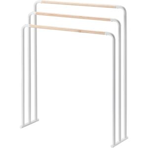 Yamazaki Porte-serviettes Blanc 3 Barre - Accessoire Salle de Bain Yamazaki Porte-serviettes Blanc 3 Barre - Accessoire Salle de Bain