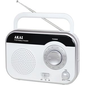 Akai PR003A-410W Radio Portable Analogique - AM/FM - Publicité Akai PR003A-410W Radio Portable Analogique - AM/FM - Publicité