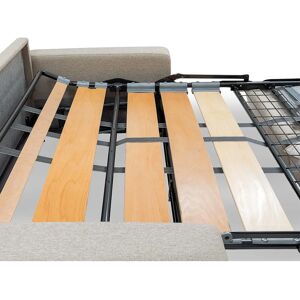 Canapé convertible Vente-unique Vizir - Bleu - 3 Places - Matelas en mousse à mémoire de forme - Publicité Canapé convertible Vente-unique Vizir - Bleu - 3 Places - Matelas en mousse à mémoire de forme - Publicité