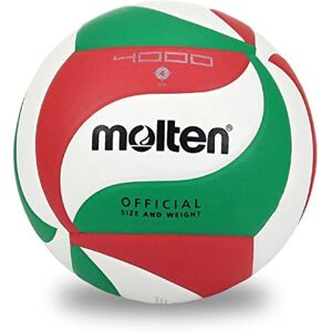 Piłka siatkowa Molten V4M4000 Biało-Czerwono-Zielona - Sprzęt sportowy na halę Piłka siatkowa Molten V4M4000 Biało-Czerwono-Zielona - Sprzęt sportowy na halę