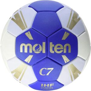 Molten HC3500 C7 - Handball d'Intérieur - Blanc/Bleu/Or - Publicité Molten HC3500 C7 - Handball d'Intérieur - Blanc/Bleu/Or - Publicité