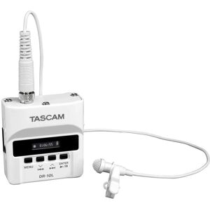 Enregistreur Numérique Tascam DR-10L Blanc avec Microphone Lavalier Enregistreur Numérique Tascam DR-10L Blanc avec Microphone Lavalier