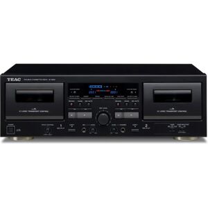 Teac W-1200 Dubbelt kassettbandspelare - Svart Teac W-1200 Dubbelt kassettbandspelare - Svart