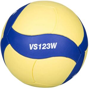 Ballon de Volley Mikasa VS123W - jaune/bleu - Taille 5 - Publicité Ballon de Volley Mikasa VS123W - jaune/bleu - Taille 5 - Publicité