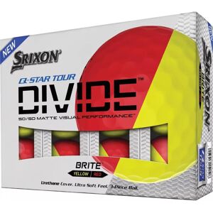 Balle de golf Srixon Q-Star Tour Divide - Unisexe Jaune Rouge - Publicité Balle de golf Srixon Q-Star Tour Divide - Unisexe Jaune Rouge - Publicité