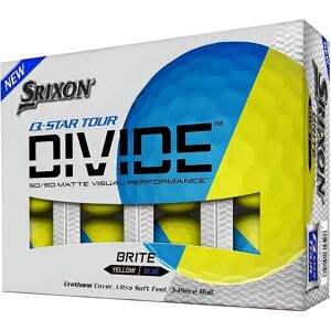 Srixon Q-Star Tour Divide Golf Balls - Yellow/Blue Srixon Q-Star Tour Divide Golf Balls - Yellow/Blue