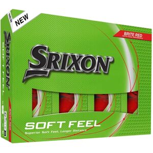 Srixon Soft Feel Brite - Red Golf Balls Srixon Soft Feel Brite - Red Golf Balls