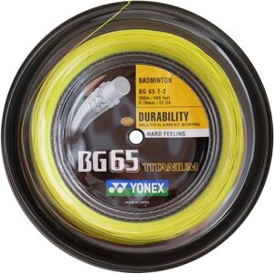 Yonex Bg 65 Titanium 200 M Badminton Reel String - Lemon Yonex Bg 65 Titanium 200 M Badminton Reel String - Lemon