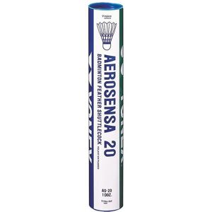 Yonex Aerosensa 20 Badminton Shuttlecocks - Feather, Tube of 12, Speed 3 Yonex Aerosensa 20 Badminton Shuttlecocks - Feather, Tube of 12, Speed 3
