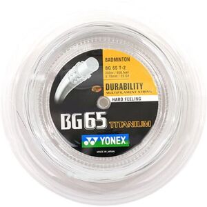 Yonex BG-65 Ti White - Racket String Yonex BG-65 Ti White - Racket String