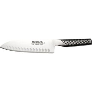 Couteau Santoku Global G-80 - Lame cannelée 18cm, couteau de cuisine - Publicité Couteau Santoku Global G-80 - Lame cannelée 18cm, couteau de cuisine - Publicité