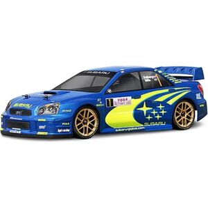 HPI Subaru Impreza WRC 2004 Monte Carlo Carrosserie Transparente - Carrosserie - Publicité HPI Subaru Impreza WRC 2004 Monte Carlo Carrosserie Transparente - Carrosserie - Publicité