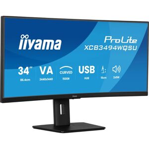 iiyama ProLite XCB3494WQSU-B1 - Monitor - Curvado, 34" UWQHD, 120Hz, HDMI iiyama ProLite XCB3494WQSU-B1 - Monitor - Curvado, 34" UWQHD, 120Hz, HDMI