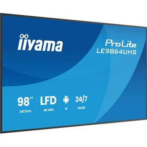Iiyama LE9864UHS-B1AG - Écran Numérique 98" 4K Wi-Fi Iiyama LE9864UHS-B1AG - Écran Numérique 98" 4K Wi-Fi