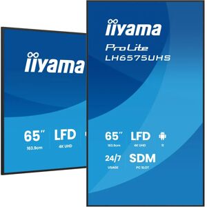 iiyama LH6575UHS-B2AG Schermo Signage 64,5" 4K - Schermo Signage iiyama LH6575UHS-B2AG Schermo Signage 64,5" 4K - Schermo Signage