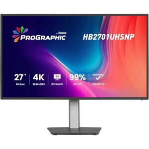 iiyama IIY HB2701UHSNPB - 27-inch 4K UHD IPS Black Monitor with USB-C KVM and Speakers iiyama IIY HB2701UHSNPB - 27-inch 4K UHD IPS Black Monitor with USB-C KVM and Speakers