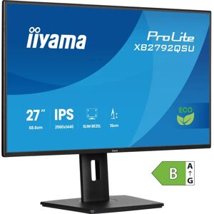 iiyama ProLite XB2792QSU-B1 Monitor - 27" QHD IPS - Zwart iiyama ProLite XB2792QSU-B1 Monitor - 27" QHD IPS - Zwart