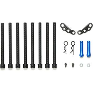 NOBU JAPAN Tamiya Hop Up TA08 Reinforced Rear Body Mount Set - RC Car Part NOBU JAPAN Tamiya Hop Up TA08 Reinforced Rear Body Mount Set - RC Car Part