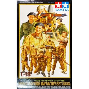 Tamiya British Infantry Europe Campaign 1/48 Model Kit Tamiya British Infantry Europe Campaign 1/48 Model Kit