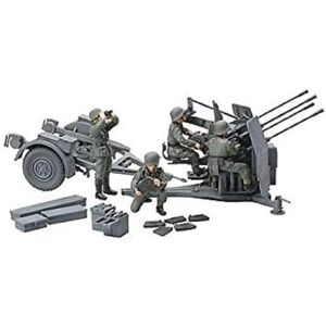Tamiya Saksan Flak 38 sotilasalus 1/48 Tamiya Saksan Flak 38 sotilasalus 1/48