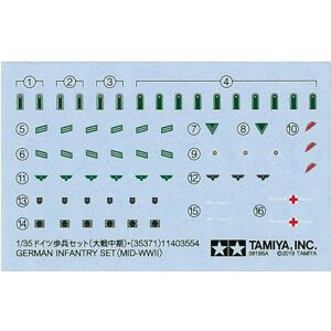 Tamiya German Infantry Set - WWII 1:35 Military Model Kit Tamiya German Infantry Set - WWII 1:35 Military Model Kit