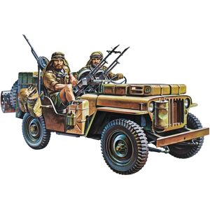 Tamiya SAS Jeep Modelbouwset - 1:35 Militair Voertuig Tamiya SAS Jeep Modelbouwset - 1:35 Militair Voertuig