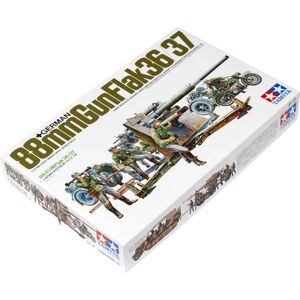 Tamiya German 88mm Cannon Model Kit - WWII Military Scale 1:35 Tamiya German 88mm Cannon Model Kit - WWII Military Scale 1:35