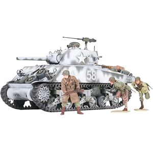 Tamiya M4A3 Sherman US 105mm Obus Model - WWII Tamiya M4A3 Sherman US 105mm Obus Model - WWII