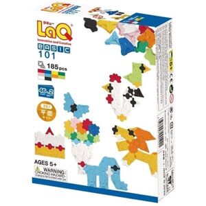 LaQ Basic 101 Jouet de Construction - 10 Couleurs, 185 Pièces - Publicité LaQ Basic 101 Jouet de Construction - 10 Couleurs, 185 Pièces - Publicité