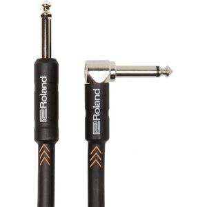 Roland RIC-B10A Audio Cable - 3m, Straight & Angled, Black Roland RIC-B10A Audio Cable - 3m, Straight & Angled, Black