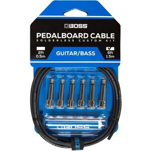 BOSS BCK-6 Pedalboard Cable Kit - 6 Connectors - 6ft/1.8m Cable BOSS BCK-6 Pedalboard Cable Kit - 6 Connectors - 6ft/1.8m Cable