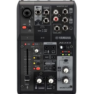 Yamaha AG03MK2 3-Channel Mixer - Black Yamaha AG03MK2 3-Channel Mixer - Black