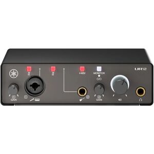 Yamaha UR12MK3 Black Audio Interface - Compact 24-bit/192kHz Recording Yamaha UR12MK3 Black Audio Interface - Compact 24-bit/192kHz Recording