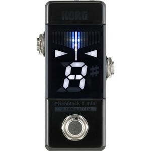 Korg Pitchblack X Mini Chromatic Pedal Tuner - Guitar Accessory Korg Pitchblack X Mini Chromatic Pedal Tuner - Guitar Accessory