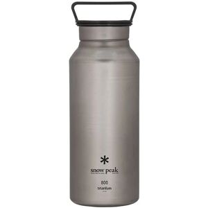 Bouteille Aurora en Titane Snow Peak 800ml - Argent - Unisexe - Publicité Bouteille Aurora en Titane Snow Peak 800ml - Argent - Unisexe - Publicité