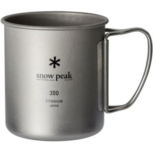 Snow Peak Titanium Mug - Silver - 300ml - Travel Friendly Snow Peak Titanium Mug - Silver - 300ml - Travel Friendly