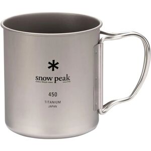Snow Peak Titanium 450ml Mug - Silver - Camping Accessory Snow Peak Titanium 450ml Mug - Silver - Camping Accessory