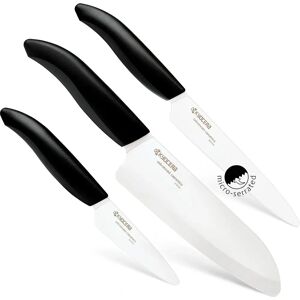Sada keramických nožů Kyocera - Ergonomická, Vhodná do myčky - 3 kusy Sada keramických nožů Kyocera - Ergonomická, Vhodná do myčky - 3 kusy