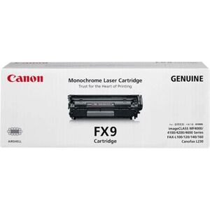 Canon FX9 Toner Cartridge - Black for Fax L160 & more Canon FX9 Toner Cartridge - Black for Fax L160 & more