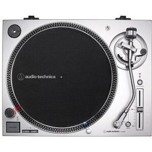 Audio-Technica AT-LP120XUSB Turntable - Silver - DJ, Analog & USB Audio-Technica AT-LP120XUSB Turntable - Silver - DJ, Analog & USB