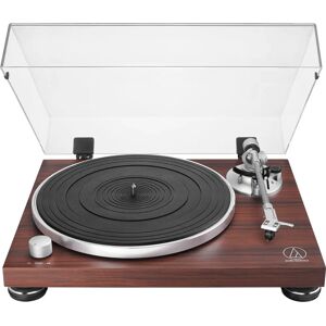 Audio-Technica AT-LPW50BTRW Turntable - Manual Belt Drive - Brown - Vinyl Audio-Technica AT-LPW50BTRW Turntable - Manual Belt Drive - Brown - Vinyl
