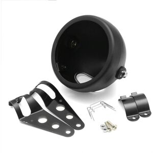 GreenZech Black 5.75 inch Motorcycle Headlight - Universal Fit GreenZech Black 5.75 inch Motorcycle Headlight - Universal Fit