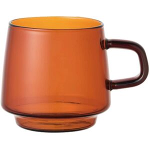 Kinto Sepia Amber 340 ml Filiżanka - Szkło Odporne na Ciepło Kinto Sepia Amber 340 ml Filiżanka - Szkło Odporne na Ciepło