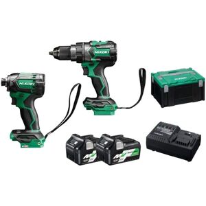 Hitachi Hikoki Kc18dcjaz 18V Twin Pack Drill & Impact Driver - Power Tools Hitachi Hikoki Kc18dcjaz 18V Twin Pack Drill & Impact Driver - Power Tools