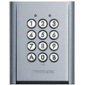 Clavier en métal Aiphone - 100 codes - 2 relais - Contrôle d'accès sécurisé - Publicité Clavier en métal Aiphone - 100 codes - 2 relais - Contrôle d'accès sécurisé - Publicité