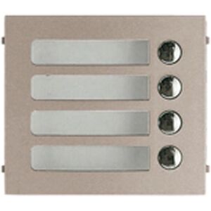 AIPHONE Panel d'Interphone - 4 Boutons d'Appel - Alliage Métallique - Protection Durable - Publicité AIPHONE Panel d'Interphone - 4 Boutons d'Appel - Alliage Métallique - Protection Durable - Publicité