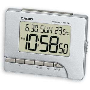 Ceas deșteptător Casio DQ-747-8EF - Quartz, Digital, Argintiu Ceas deșteptător Casio DQ-747-8EF - Quartz, Digital, Argintiu